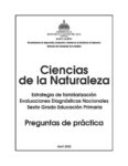 Ensayo para la diagnóstica de 6to Primaria Ciencias Naturales