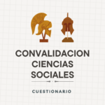 Cuestionario convalidación Ciencias Sociales 1ro, 2do y 3ro Secundaria